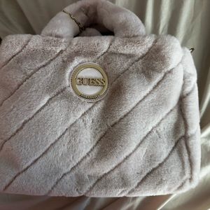 Guess Furry Tote Bag Jodie